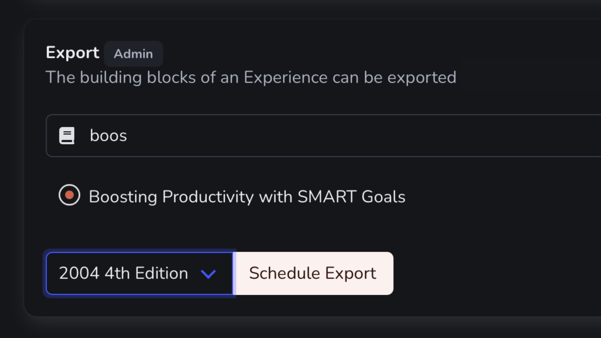Learn how to export SCORM compliant training programs from Cassava